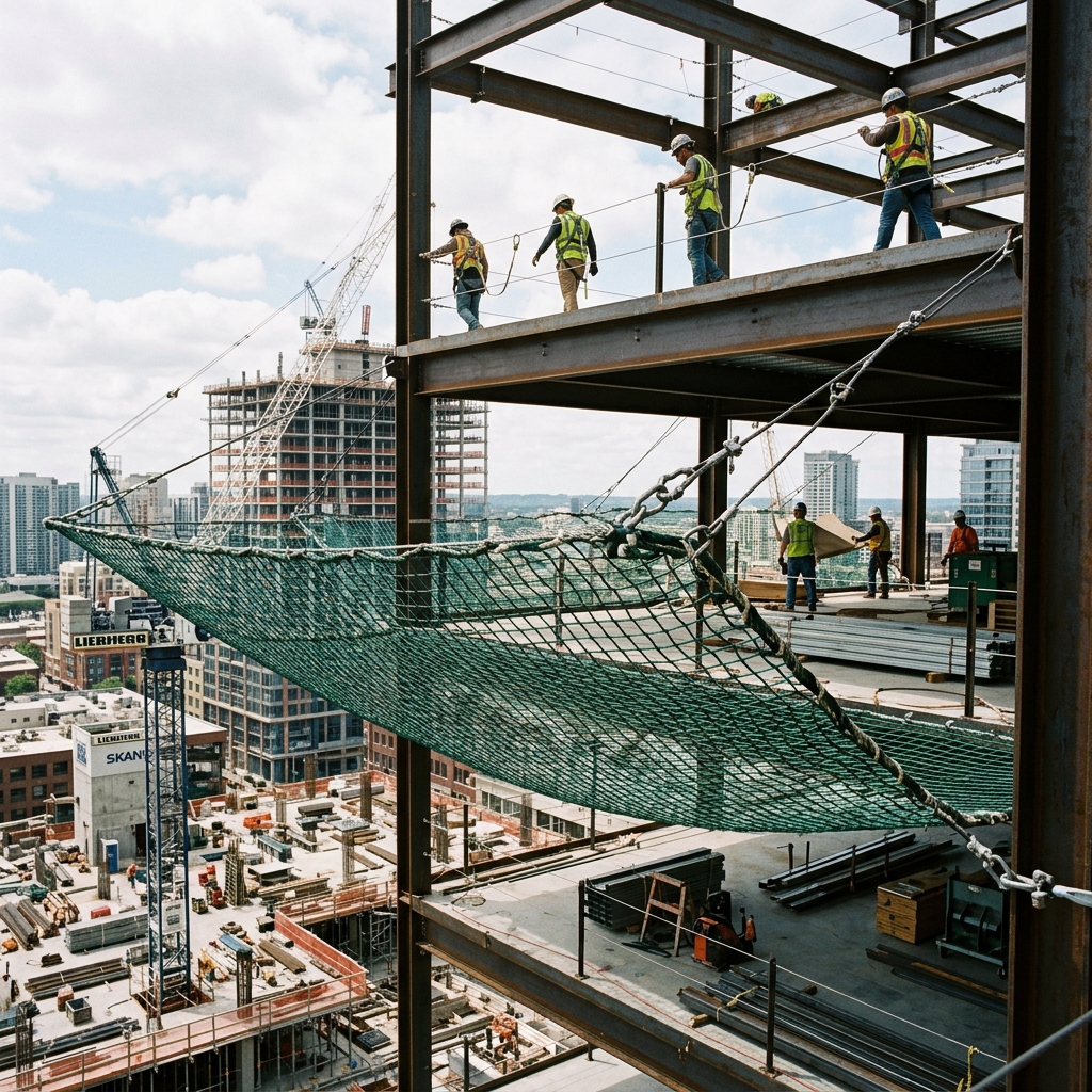 Industrial Safety Netting installation in Chennai